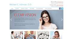 Desktop Screenshot of mikeashmaneyedoctor.com